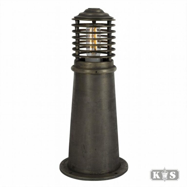 Schiffslampe Hafen 2 antik Messing