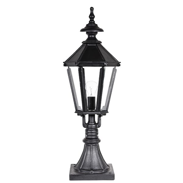 Torleuchte Gusseisen Haväng H78 sechseckig