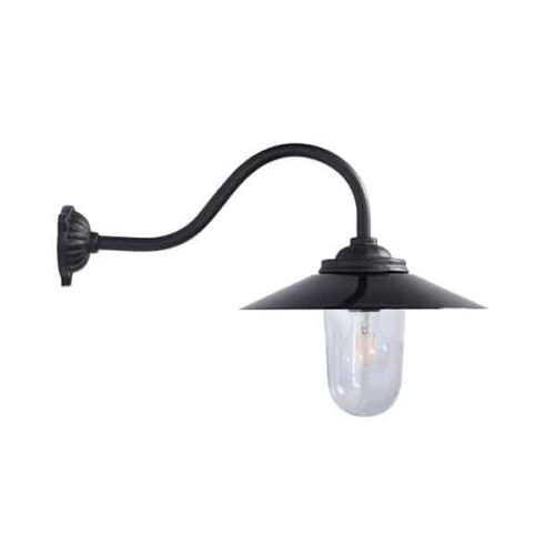 Stalllaterne aus Gusseisen 90°/49cm tief