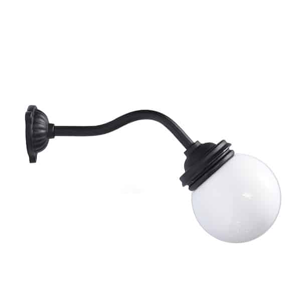 Hoflampe Gusseisen 45/43cm tief