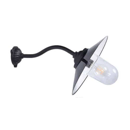 Stalllaterne aus Gusseisen 35°/45cm tief