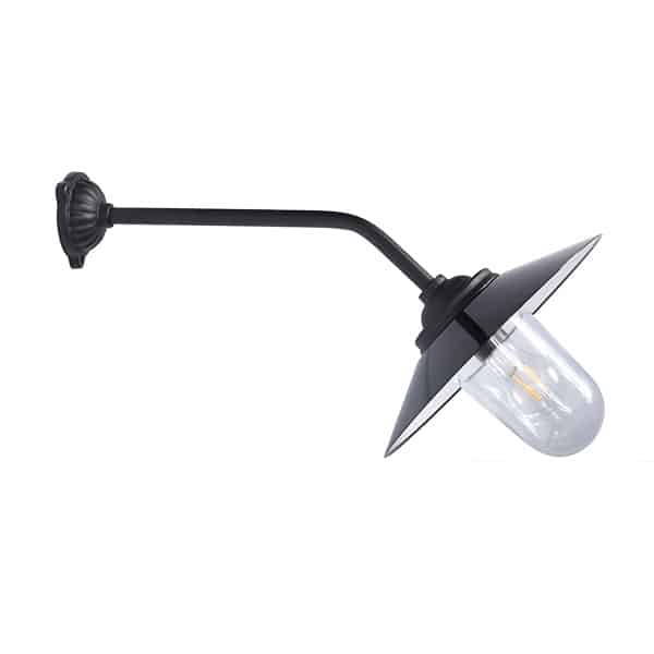 Stalllaterne aus Gusseisen 45°/53cm tief