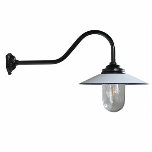 Stalllaterne aus Gusseisen 90°/62cm tief