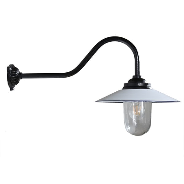 Stalllaterne aus Gusseisen 90°/62cm tief