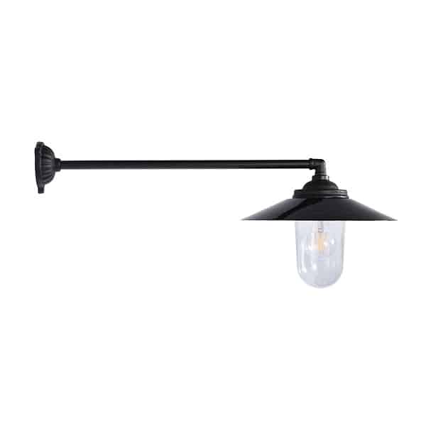 Stalllaterne aus Gusseisen 90°/67cm tief