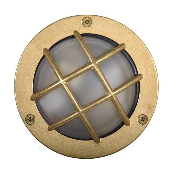 Deia mattiertes Glas Messing