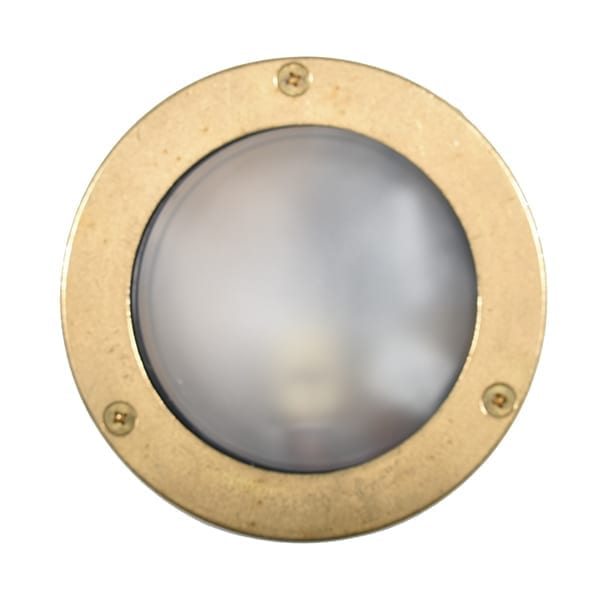 Pollenca mattiertes Glas Messing