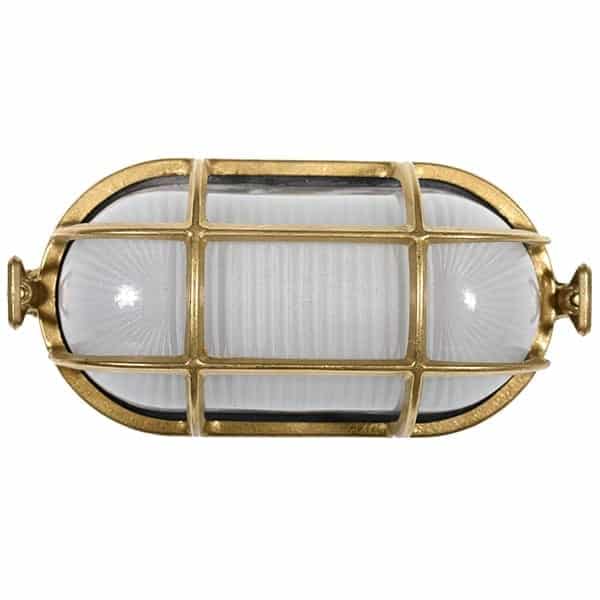 Valldemosa mattiertes Glas Messing