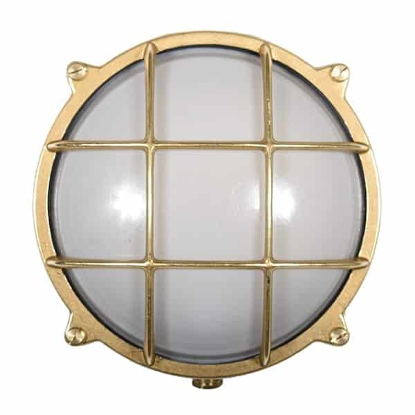 Alcudia Messing mattiert Wandleuchte