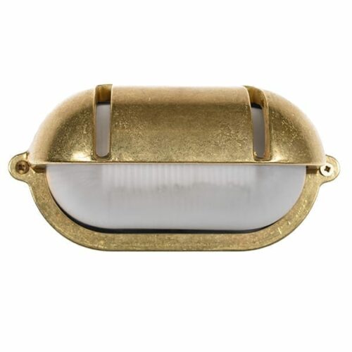 Soller mattiertes Glas Messing