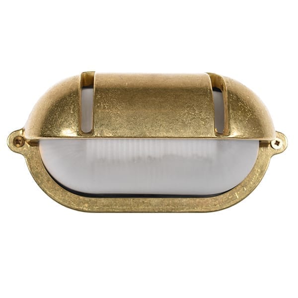 Soller mattiertes Glas Messing