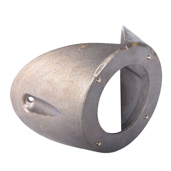 Eckhalterung stabile Lampe geformt Ø12cm Messing