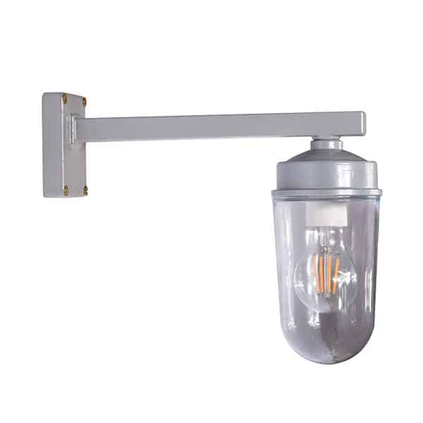 Funkis Lampe gerade Standlaterne Glas