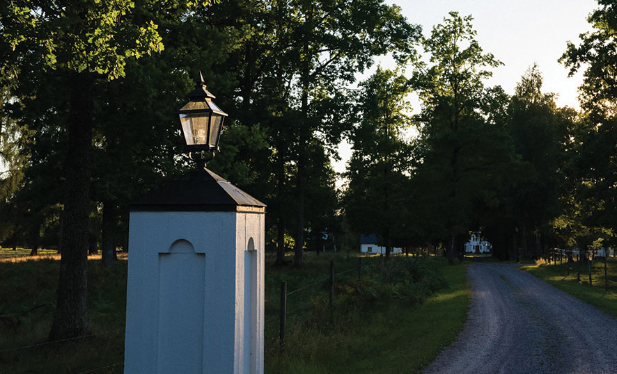 Eckausleger Funktionsleuchten Grau